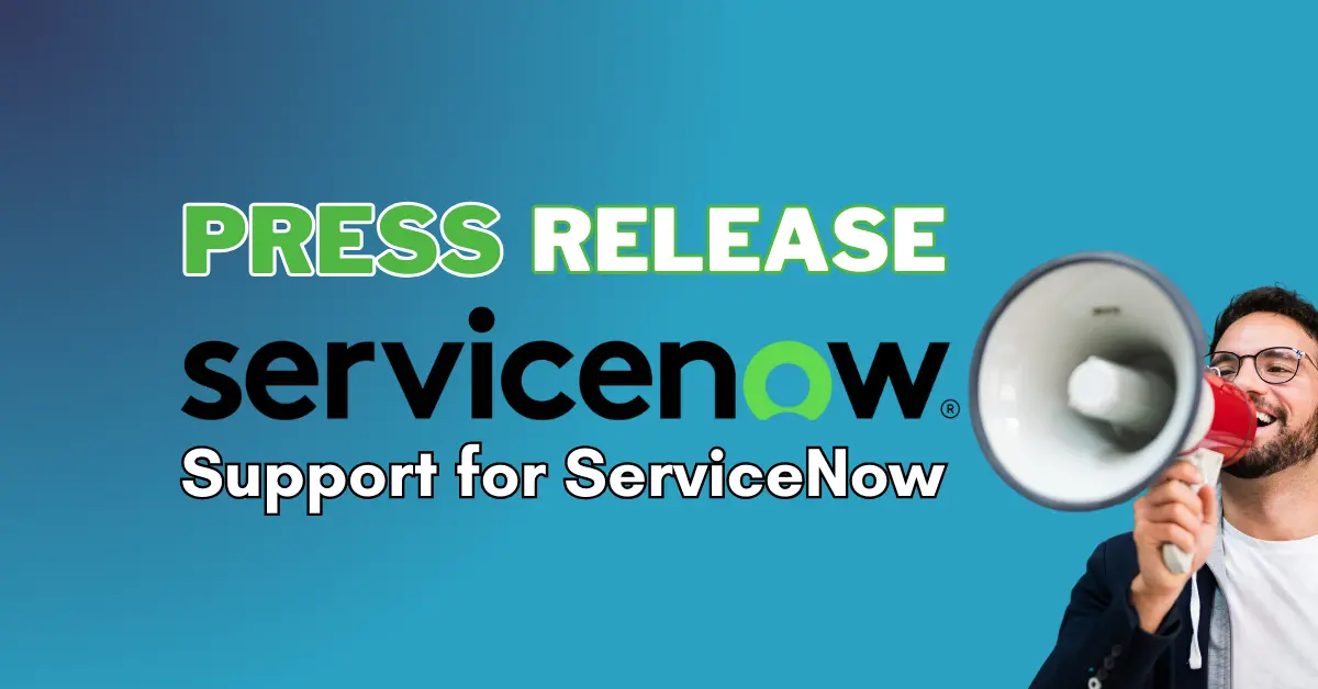 Press Release - Nokod supports ServiceNow